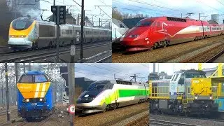 Trains at Ruisbroek, Line 96 - 28th & 29th March 2018