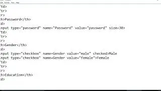 Forms In HTML