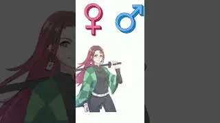 Demon Slayer gender-swap #anime #demonslayer