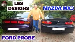 Sont elles cousines ? Comparatif de ma Ford Probe 2 V6 165cv (1996) / ma Mazda MX3 1.6L 107cv (1998)