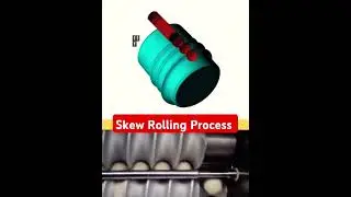 👉 Skew Rolling | Working Mechanism #dailydesign #innovation #roller #machinery #engineering #machine