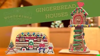 Building Wondershop Gingerbread Houses from Target