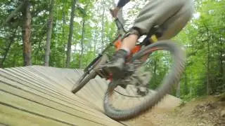Downhill mountain biking at Sugarloaf Provincial Park