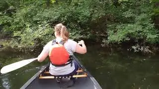 Canoeing on the Rideau Canal July 20, 2023
