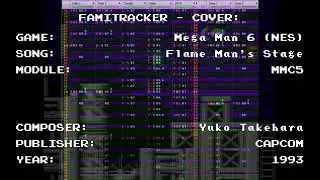 FamiTracker - Cover: Mega Man 6 (NES) - Flame Man's Stage (MMC5)