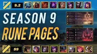 ALL RUNES for SEASON 9 MID LANE | Midbeast
