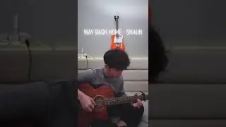 way back home - shaun (guitar cover/fingerstyle)