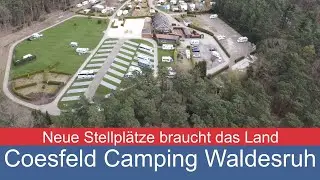 Camping Waldesruh Coesfeld mit neuem Wohnmobilstellplatz / #topstellplatz womoclick