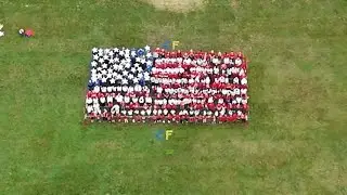 A living tribute: Clifton-Fine CSD creates a &lsquo;human flag&rsquo;