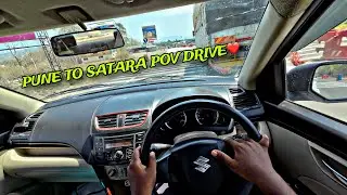 Swift Dzire POV | Pune to Satara | NH48 Drive with Scenic Views