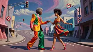 Time Drips Like Honey | Surreal Fashion Dance | AI Music Art