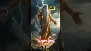 When God descended on the mountain... and the earth trembled!⛰️⚡
