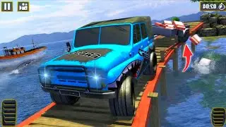 Offroad Cargo Jeep Driving 2021 Game 🚙 All Levels Gameplay Android iOS (Endless Mode)