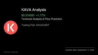 KAVA (KAVAUSDT) Technical Analysis - Price Prediction & Buy or Sell September 11, 2025