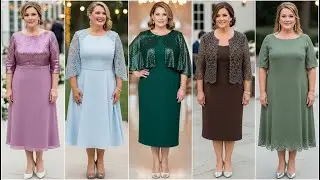 Plus Size Mother of the Bride Midi Dresses: Elegant Wedding Guest Styles for Curvy Women 2026