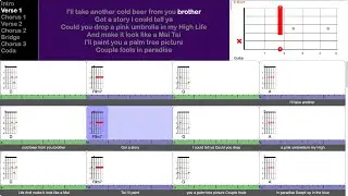 Hawaii - Old Dominion (play-along for guitar)
