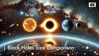 Black Holes Size Comparison | 3D Animation | Universe Animation Comparison | Real Scale Comparison