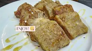 Irresistible banana French toast for Kids and Adults at Cafe Erum