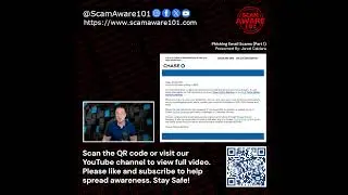 Fake Chase Bank Email Scam (Phishing Email Example) - Recent Online Scams and Fake Emails