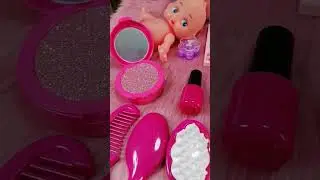 Милый набор для макияжа и укладки волос #тренды #макияж #аксессуары #шорты