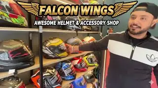 Vlog-144/365 Falcon Wings Bike All Accessories #bikeaccessories#helmets @DCVlogs786 