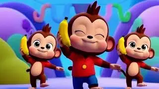 Silly Monkey Song | Fun Actions for Kids | Nursery Rhymes & Baby Songs