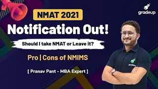 Should I take NMAT or Leave it | NMAT 2021 | Pranav Pant | Gradeup MBA