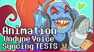 ROUGH ANIMATION - Undyne - Voice Syncing TESTS