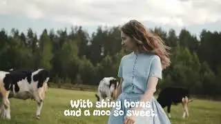The Friendly Cow Song 🐄 | Fun Kids Song with Animal Sounds & Actions | Sing Along for Children!