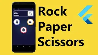 Flutter  Rock Paper Scissors Game -  Flutter project for beginners