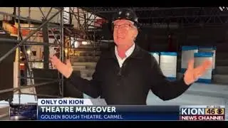 Breaking news on KION TV! PacRep's renovated Golden Bough Playhouse is almost complete!!