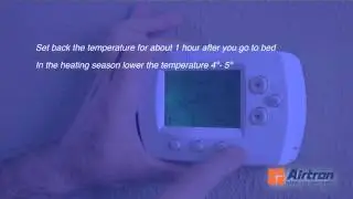 Programming your thermostat for energy savings.