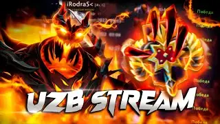 🔴DOTA 2 - UZB TITAN YANA EFIRDA / BATTLE CYP O'YNEMIZMI?🔥