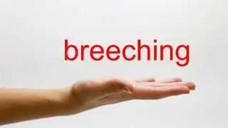 How to Pronounce breeching - American English