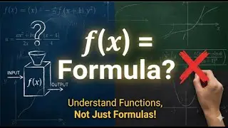 Is f(x) Just a Formula? | Functions Explained Simply