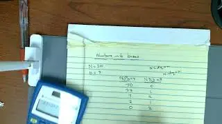 Putting numbers into bases, an example