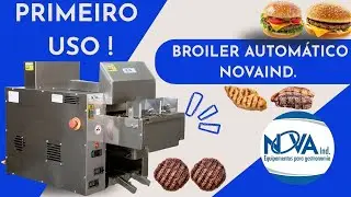 BROILER AUTOM&Aacute;TICO NOVAind. 🍔🔥 👨&zwj;🍳