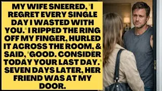 My Wife Said She Regrets Every Day With Me &mdash; Then Her Friend Came To My Door