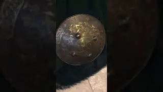 WAR DHAL SHIELD AMOR &nbsp;INDO PERSIAN ENGRAVED COPPER INLAID HELMET #253343021605