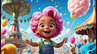 Cotton Candy, Sweet and Light Delight | Fun Candy Song | Interactive Sweet Treat Rhyme for Toddlers