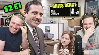 Британские парни УМОРОЖДЕННАЯ реакция Офиса | Сезон 2 Эпизод 1 (The Dundies)