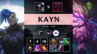 Kayn Top vs Ornn - KR Master Patch 25.13