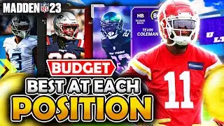 BEST *BUDGET* CARDS AT EACH POSITION (LAUNCH) in Madden 23 Ultimate Team
