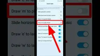 How to Draw m to play music😯😱|| #smartphone #prosettings