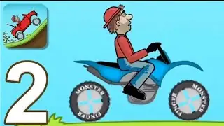 Hill Climb Racing - Gameplay Walkthrough Part 2 - Motocross Bike (iOS, Android)#trending #sgravi
