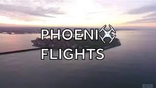 Hartlepool Headland Overflight (with captions)