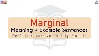 Marginal Meaning : Definition of Marginal