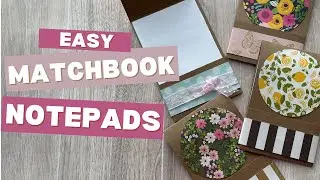 Make Little Matchbook Notepads with Me as an Easy DIY to Share with Friends