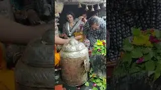 Nageshwar Jyotirlinga Darshan in the cave. Aundhanagnath temple in Maharashtra.5/8/22.
