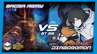 Bagra Army vs Diaboromon [Digimon Card Gamer & TCG BT23]